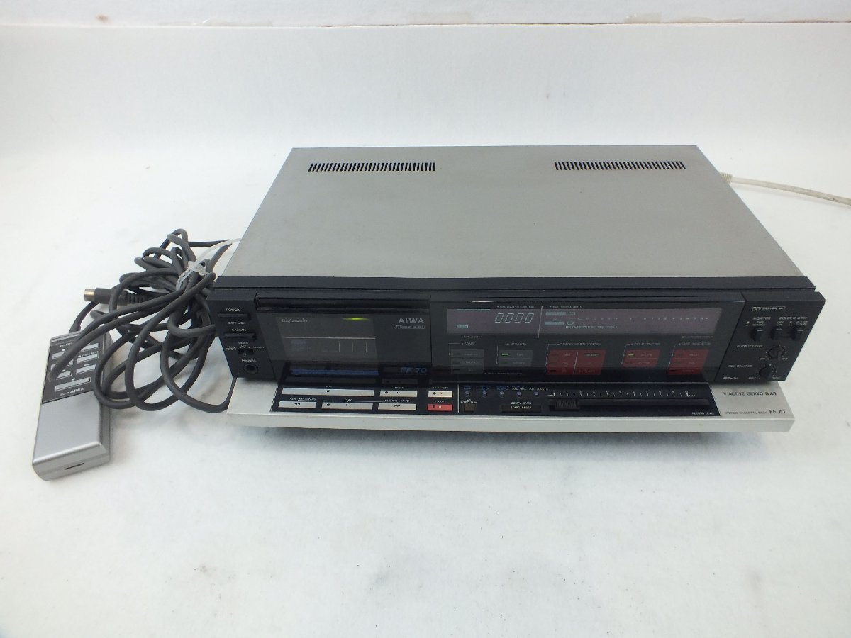 AD-FF70 AIWA アイワ カセットデッキ ステレオカセットデッキ 通電のみ