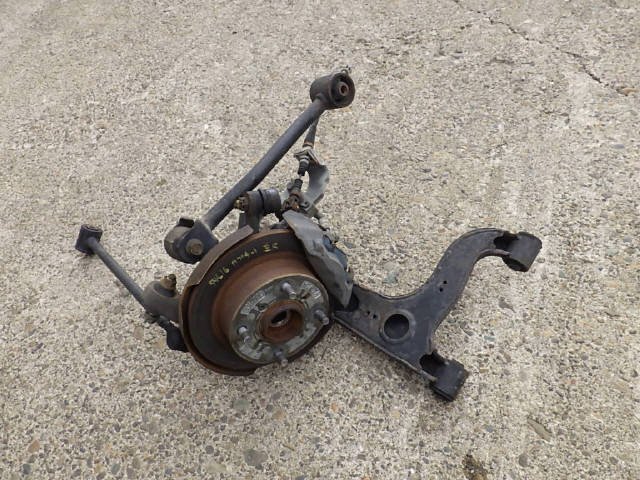 H4年 カプチーノ EA11R 左リア ナックルハブ キャリパー付 F6AT MT 147712km 46100-80820[ZNo:04006367]