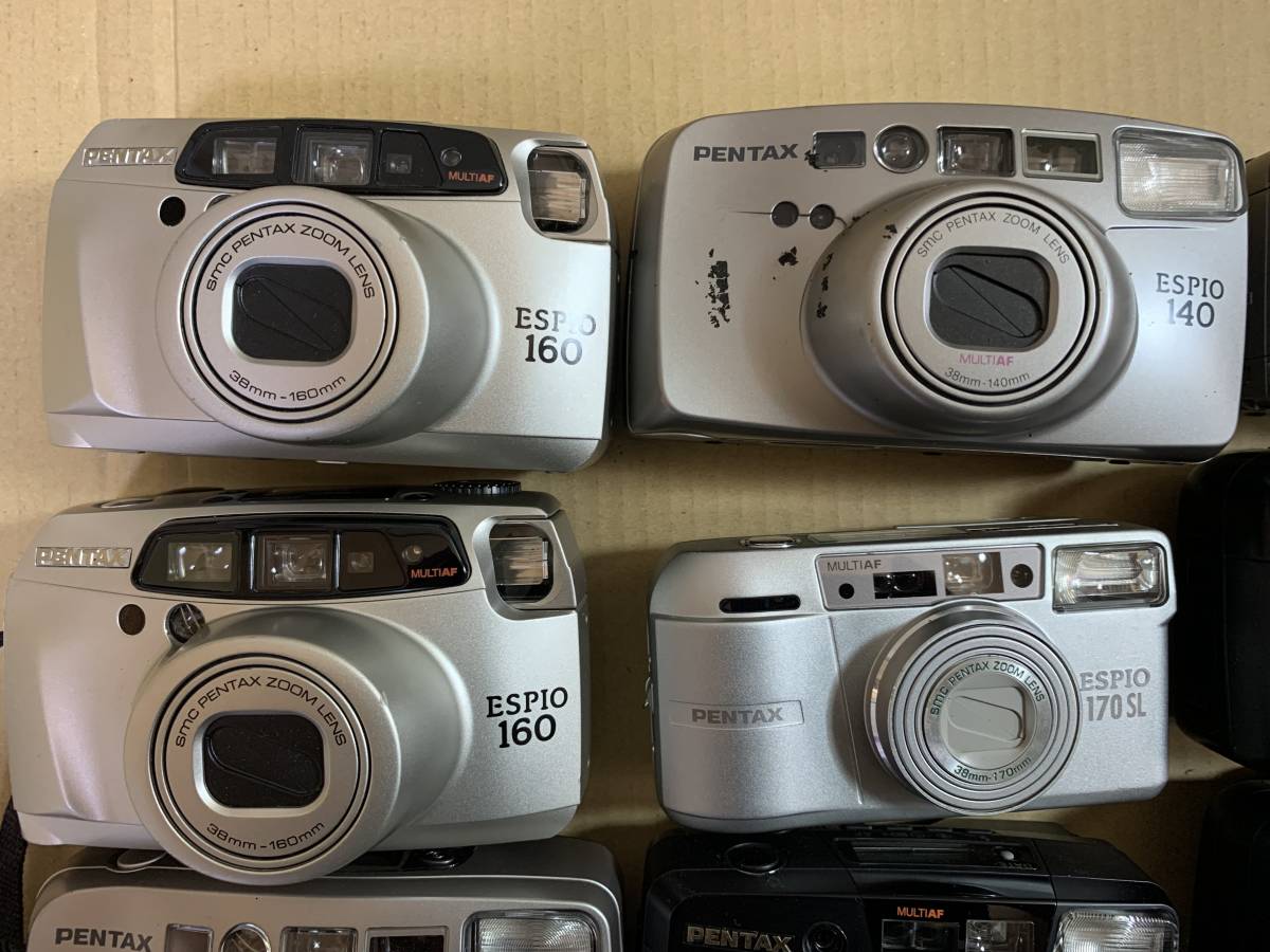 【9個】ペンタックス PENTAX ESPIO 160/140/110/115/170SL/140M/115M/ まとめて ジャンク セット まとめ (3896)