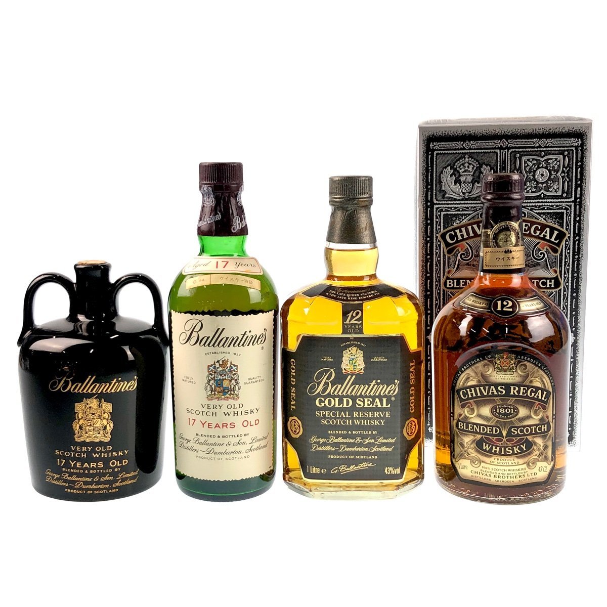 Whisky 4本セット 4本 スコッチ ウイスキー セット 【古酒】 【公式通販】