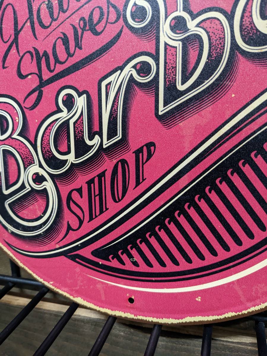 バーバーショップ 看板 超得 SALE ショップ看板 室内用 BARBER SHOP