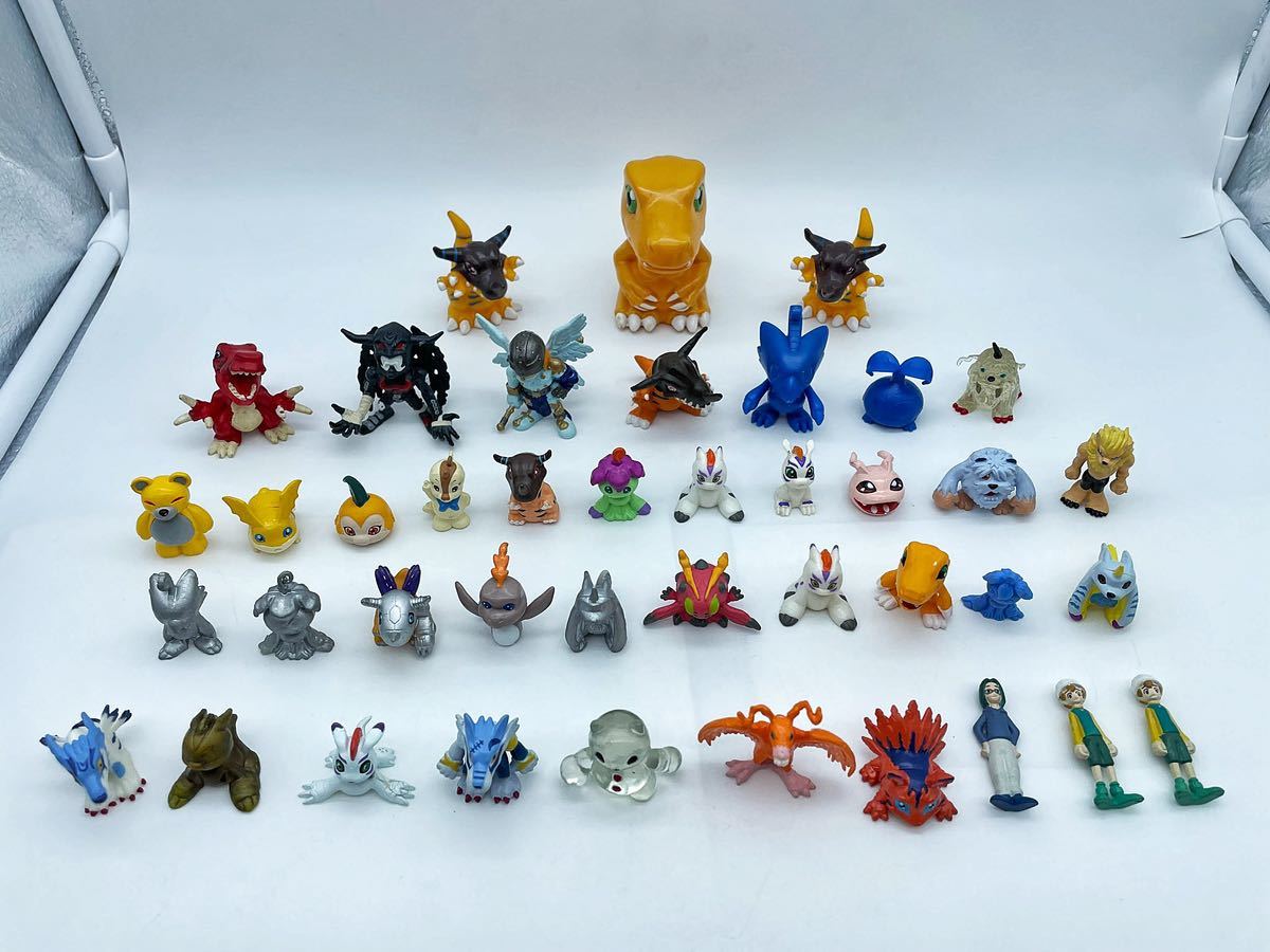 爆買い，2026 デジモン デジタルモンスター ミニフィギュア ソフビ 指人形 貯金箱 41点セット(デジタルモンスター)｜売買されたオークション情報、yahooの商品情報をアーカイブ公開 - オークファン デジタルモンスター