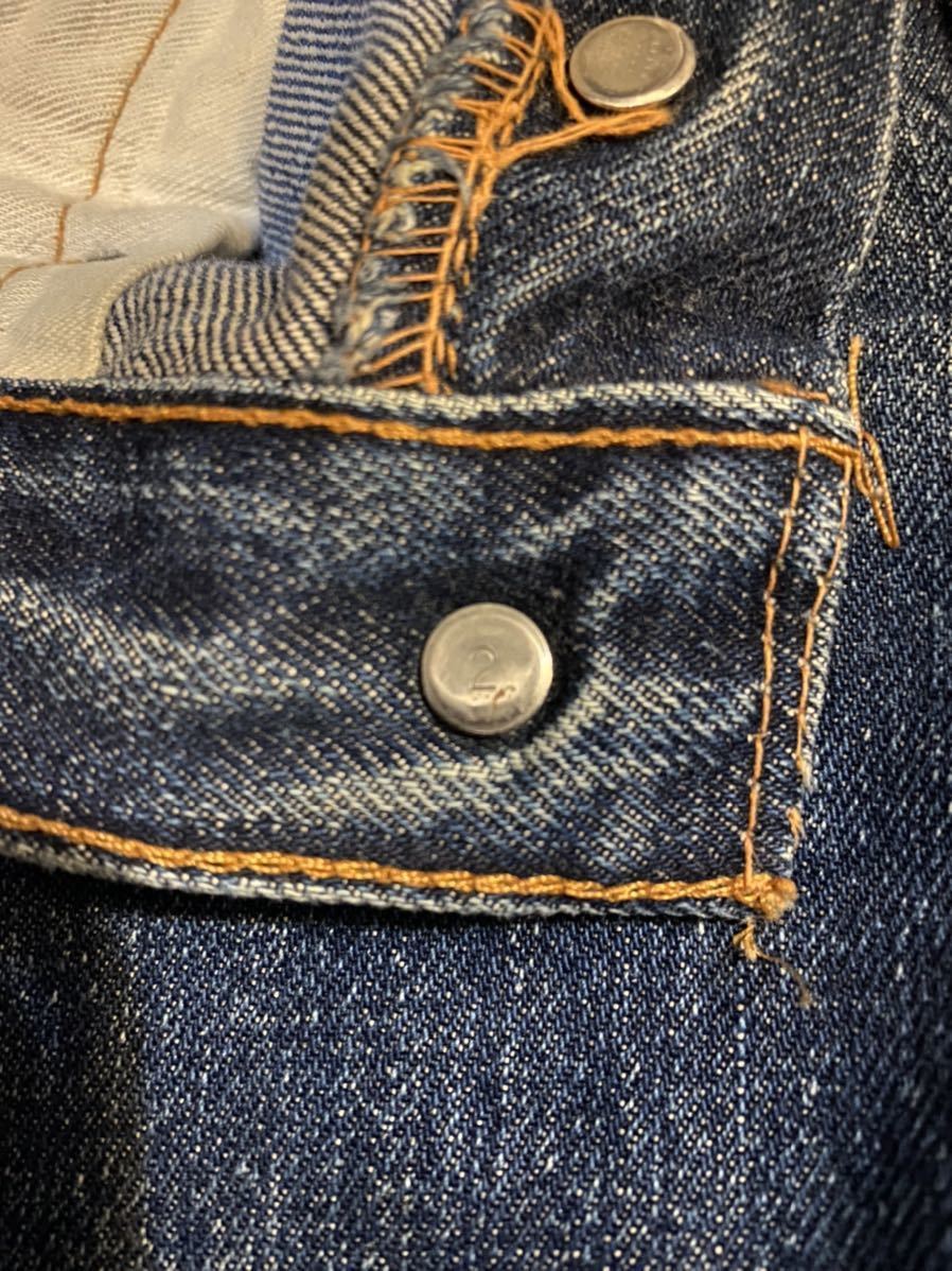 Levi’s 501 BigE 後期 ボタン裏刻印2 ヴィンテージ ビッグE 送料無料 0 リーバイス 後期 ボタン 裏 LEVIS501ビッグe後期ボタン裏8ジーパン
