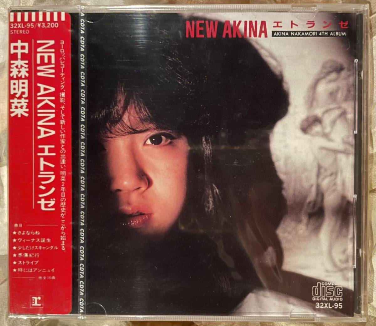 AKINA エトランゼ NAKAMORI 4TH NEW ALBUM 中森明菜 中森明菜「NEW
