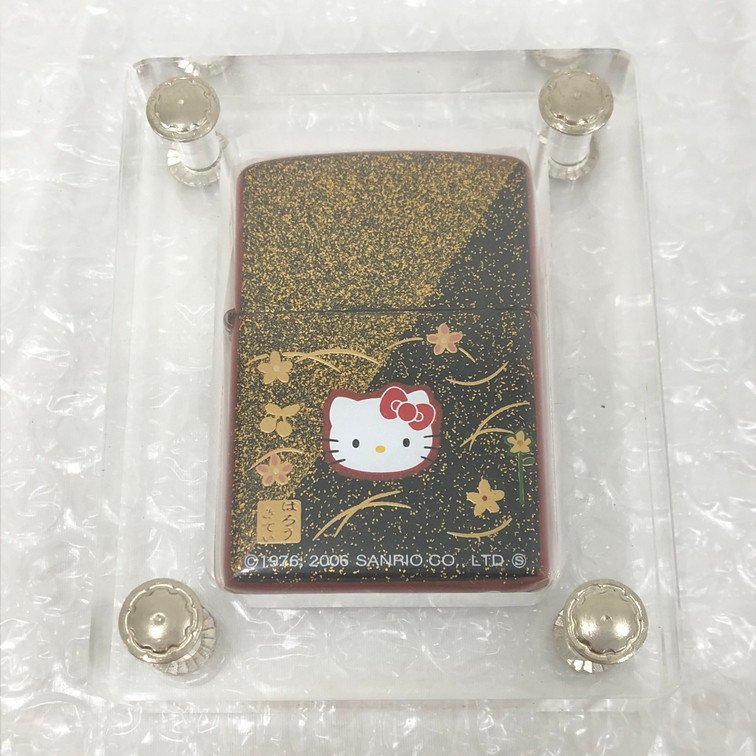 AJAM3017】ZIPPO ジッポー オイルライター ハローキティ 本漆 高級 