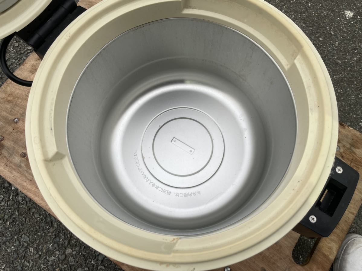 ■中古品 象印電子ジャー THS-C60A 保温ジャー 6Ｌ 2012年 460ｘ380ｘ320ｍｍ 作問題なし ■ 象印 6.0L 業務用 保温ジャー W470×D380×H310mm ths-c60aの通販