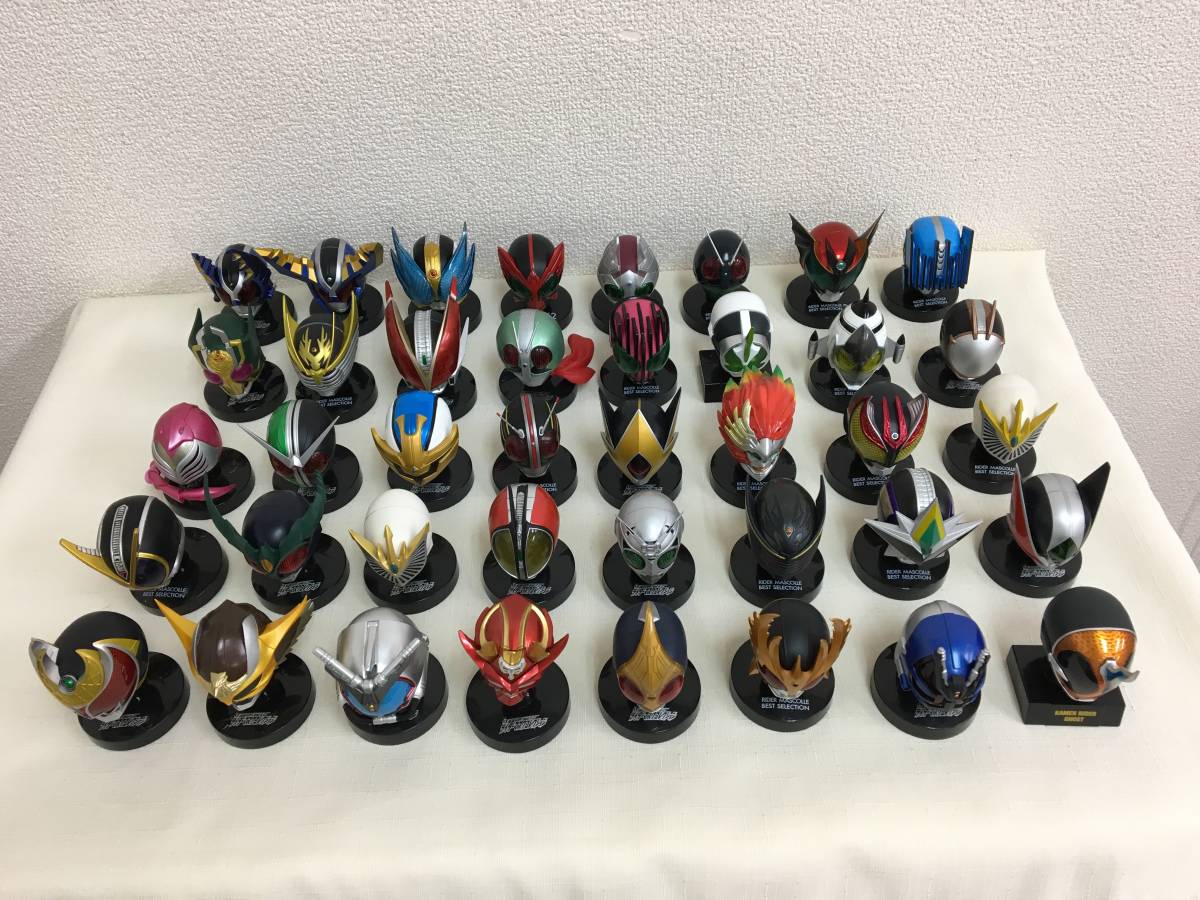 仮面ライダー ライダーマスクコレクション マスコレ セット 大量62体