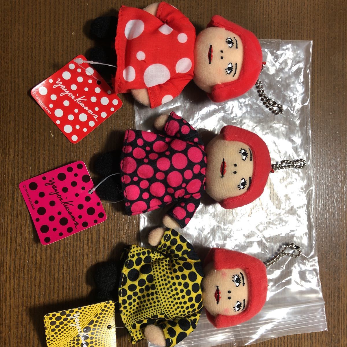 草間彌生】YAYOIちゃん プラッシュ vol1.2.3 セット 新品 / 人形 