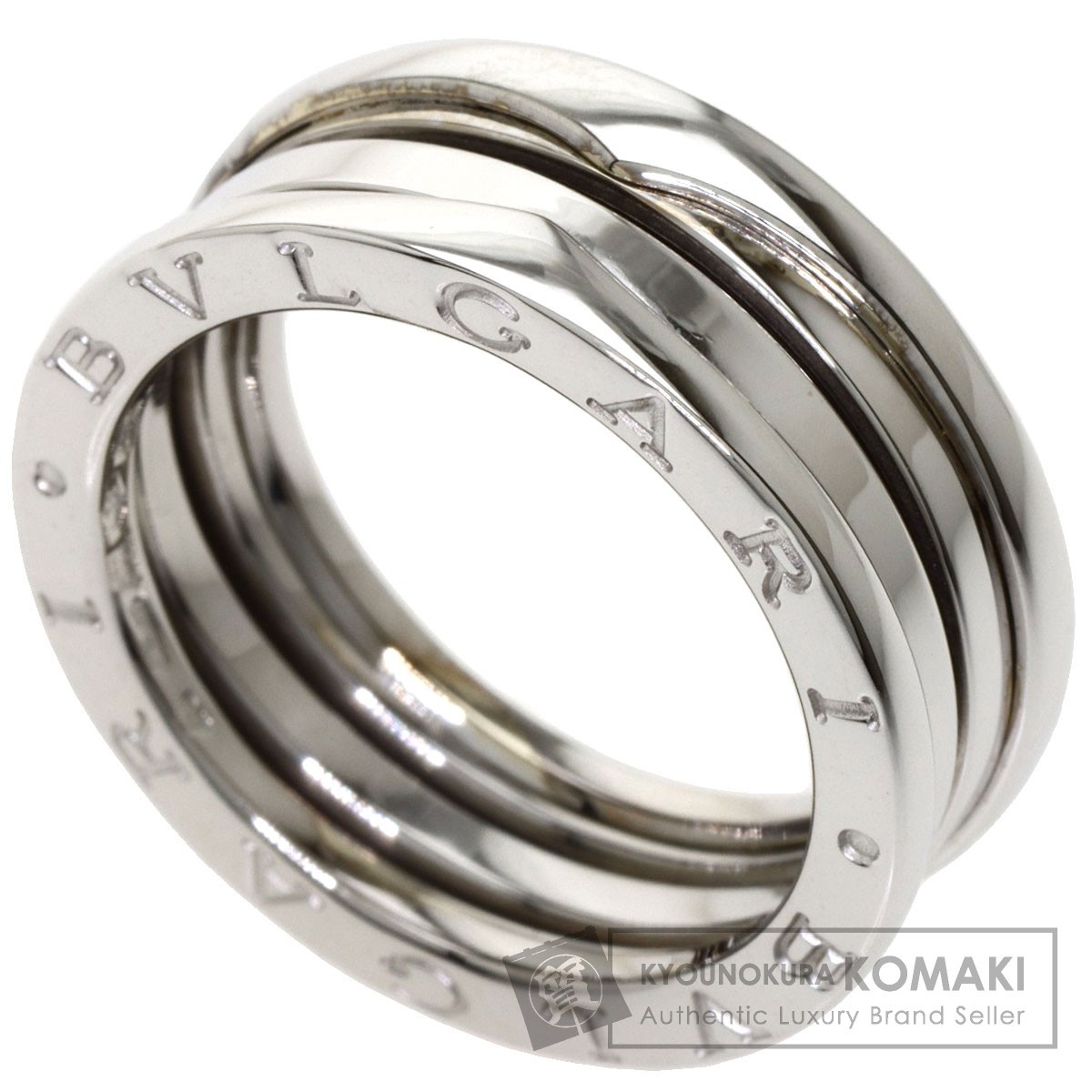BVLGARI ブルガリ B-zero1 ビーゼロワン #57 リング・指輪 K18ホワイト 