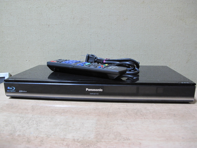 動作品】Panasonic DIGA ブルーレイレコーダー DMR-BZT701 1TB 3番組