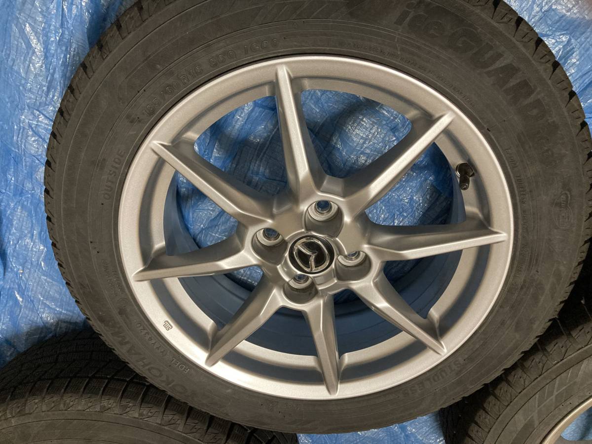 185/60/R16 スタッドレスタイヤ 2020年 IG60 NDロードスター純正
