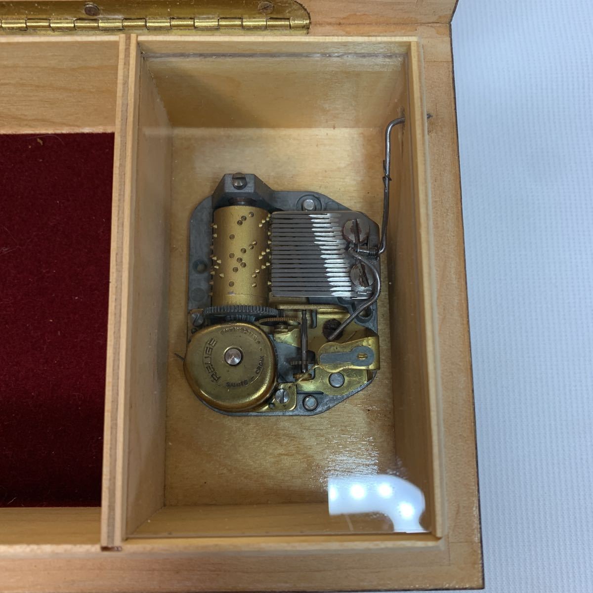 Swiss Musical Reuge リュージュ MUSIC REUGE 0 Note - Wooden Vintage 