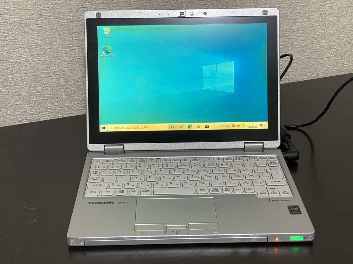 ⅳ Panasonic CF-RZ4 キズ メモリ4GB CF-RZ4 Let''s note Panasonic メモリ4G SSD128GB windows10 液晶