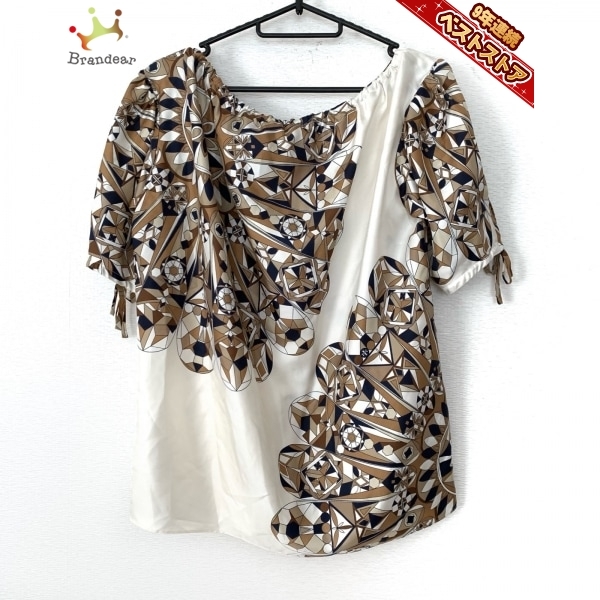 SALE，定番 トリーバーチ TORY BURCH チュニック サイズ0 XS - アイボリー&times;ネイビー&times;マルチ レディース 半袖/シルク ワンピース(その他)｜売買されたオークション情報、yahooの商品情報をアーカイブ その他