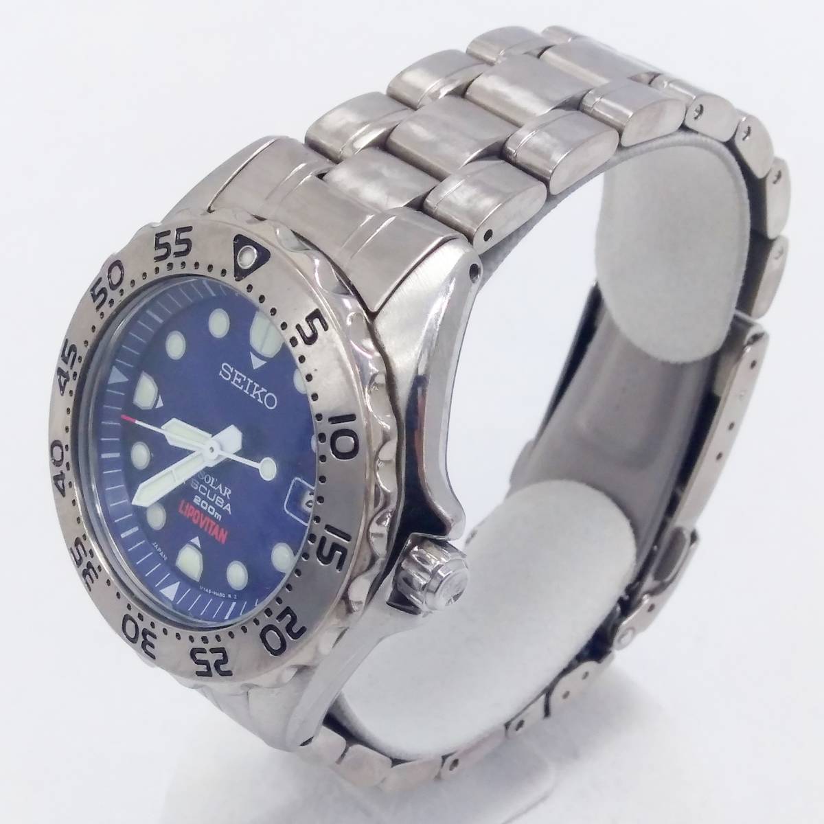 SEIKO V145-0AH0 セイコー SCUBA ソーラー Titanium SOLAR - Yahoo 