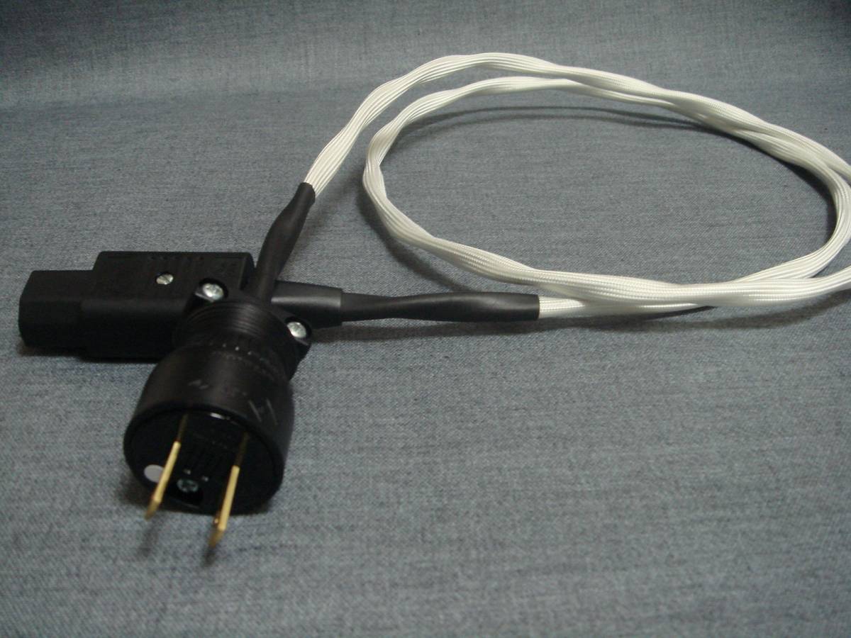 超激得，新品 音質保障 返品OK 抜群の自然さとクリアな音質 電源ケーブル 1.2m 2ピンプラグ 純銅線&非メッキプラグ / 制振 帯電防止仕様(その他)｜売買されたオークション情報、yahooの商品情報をアーカ その他