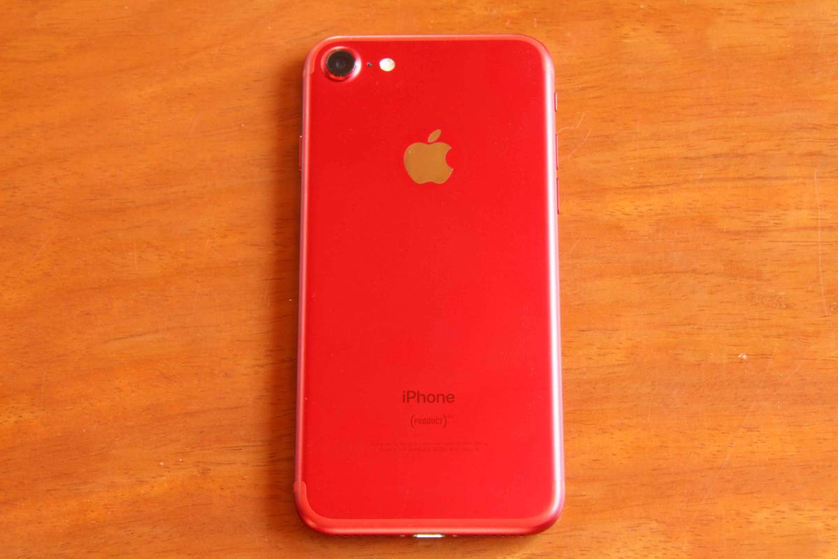 iPhone7 本体 128GB Red SIMフリー 中古 【公式通販】