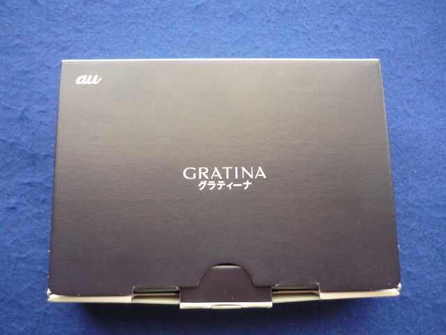 極美品 au GRATINA グラティーナ 携帯電話 空箱 取扱説明書 / 設定