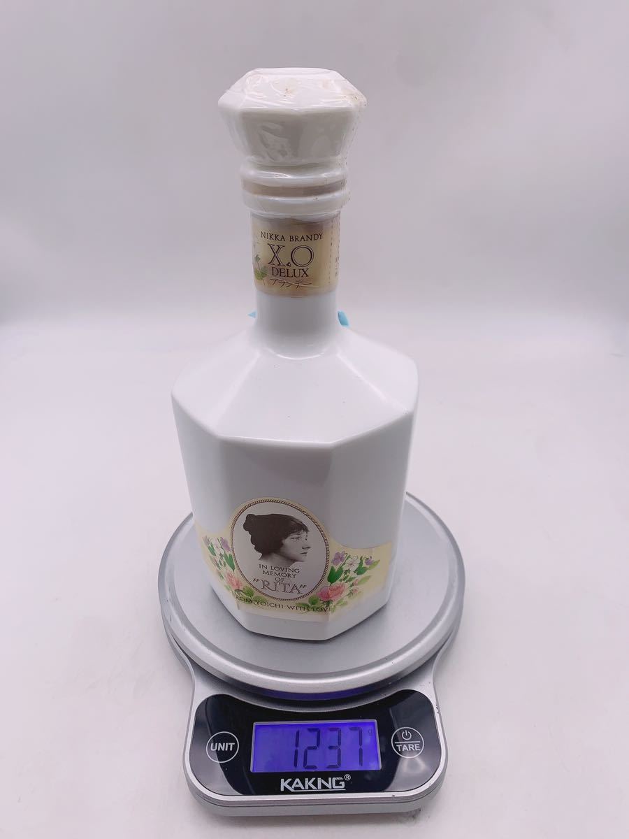 ブランデー ニッカ XO デラックス 竹鶴リタ物語 陶器 竹鶴 リタ物語