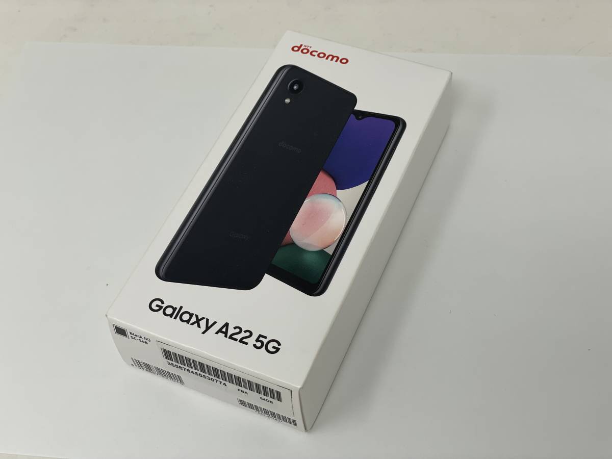 新品 Galaxy A22 5G SC-56B docomo ブラック 利用制限○ A22 5G Galaxy