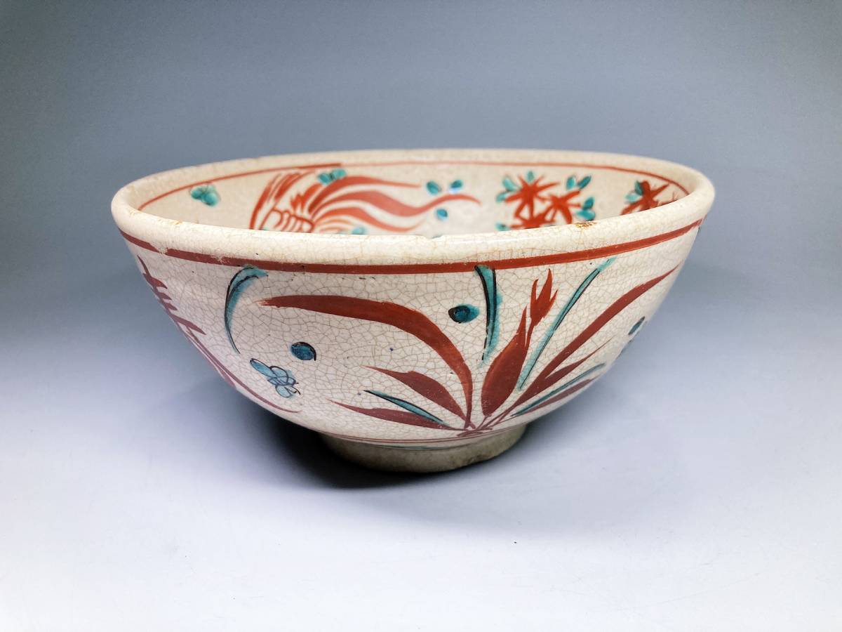 呉須赤絵 天平堂（TENPYODO） 呉須赤絵魁手鉢（明時代） 茶道具 古美術