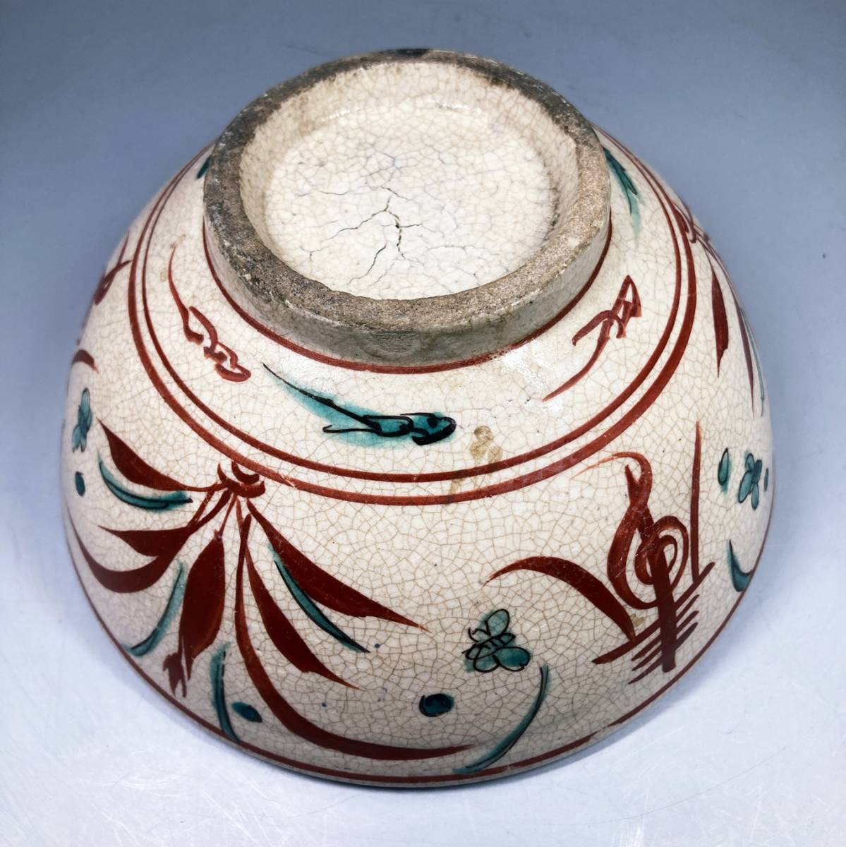 呉須赤絵 天平堂（TENPYODO） 呉須赤絵魁手鉢（明時代） 茶道具 古美術