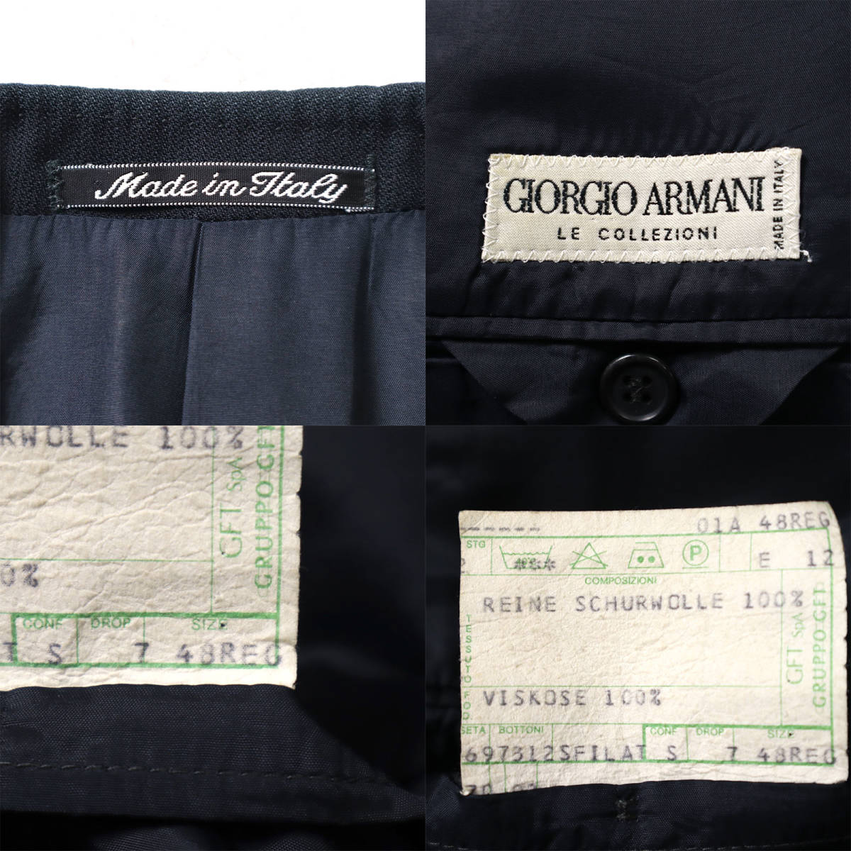 1円〜 PF13 ジョルジオアルマーニ Giorgio Armani 高級 スーツ ウール ブラック アルマーニ ジョルジオ ARMANI アルマーニTHAT'S PRIVÉ）2024春 新たなタレントを