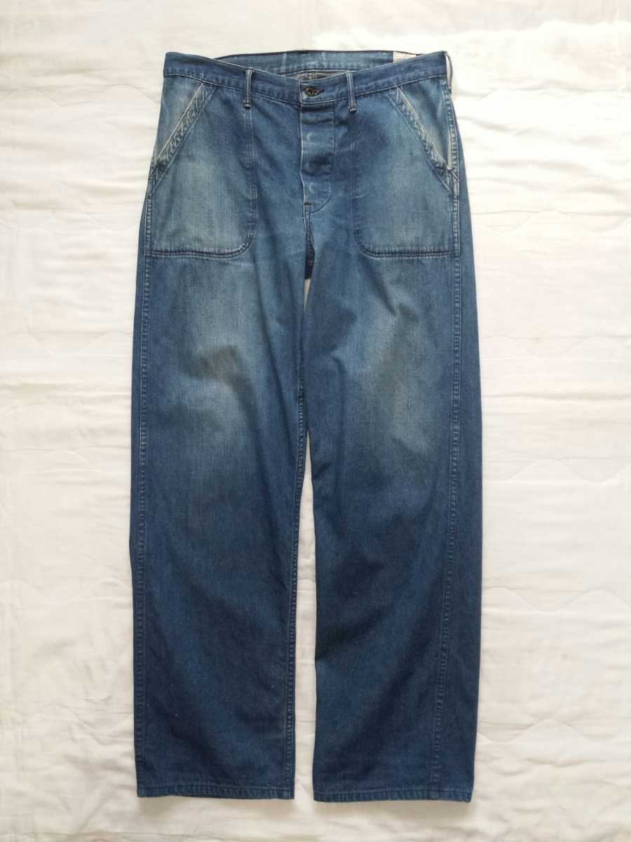  orslow オアスロウ Us Navy Utility Pants ユーティリティパンツ デニム 2 M(パンツ)｜売買されたオークション情報、yahooの商品情報をアーカイブ公開 - オークファン パンツ
