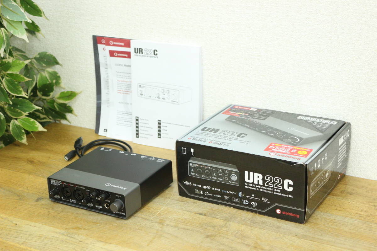中古】オーディオインターフェイス UR22C ＊ステレオミニ変換プラグ