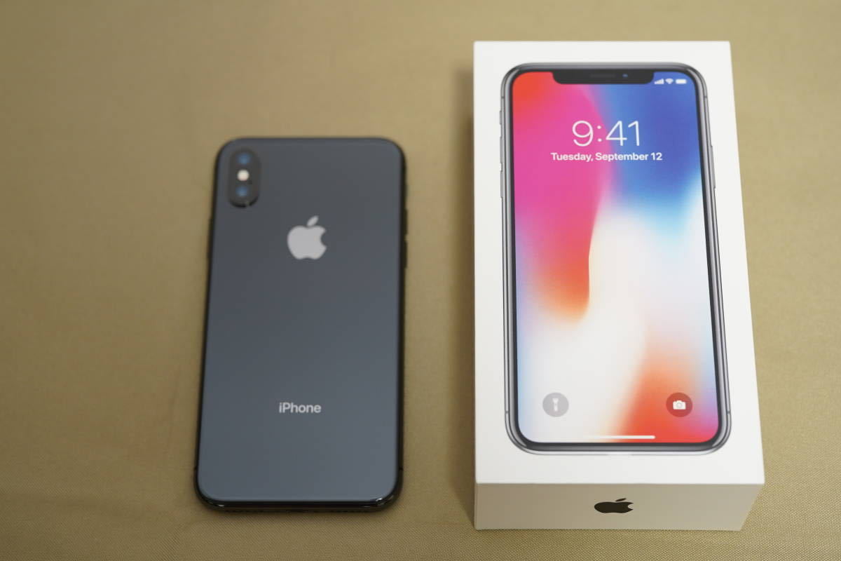 ムスビー｜docomo SIMフリー iPhone X 256GB スペースグレイiPhone X