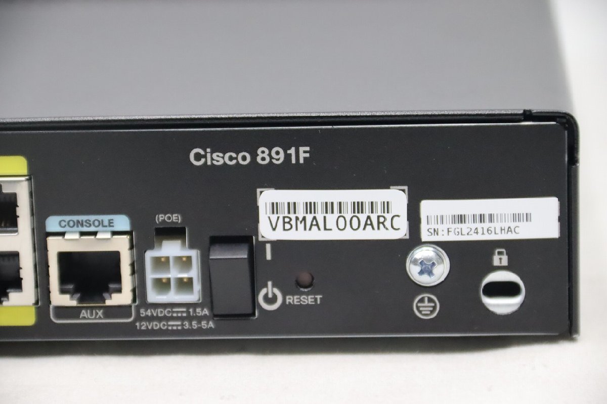 Cisco C891F サービス統合型ルータ C891FJ-K9 V03
