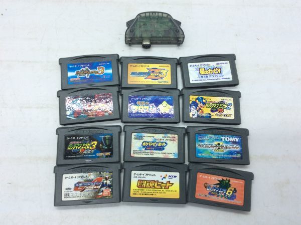 ゲームボーイアドバンス ソフト12個とワイヤレスアダプタ ロックマン