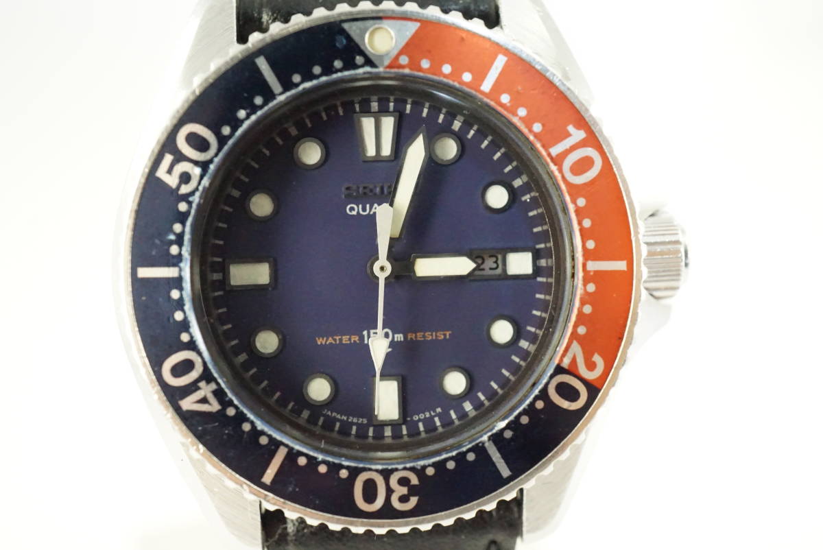 【B9/20-Y AF83】★SEIKO/セイコー ダイバー150m ペプシベゼル 2625-001B 腕時計 稼働品★_3