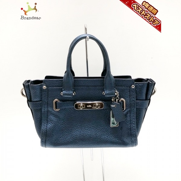 コーチ COACH ハンドバッグ 35990 スワッガー 20 メタリック ペブル  