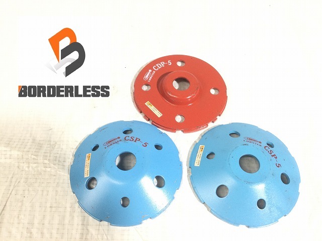 超激得，定番人気 比較的綺麗3枚セット LOBSTER ロブスター 125mm 乾式 ダイヤモンドカップホイール CSP-5 2枚 CDP-5 1枚 ロブテックス 60716(ディスクグラインダー)｜売買されたオークション情報、yahooの商品情報をア ディスクグラインダー