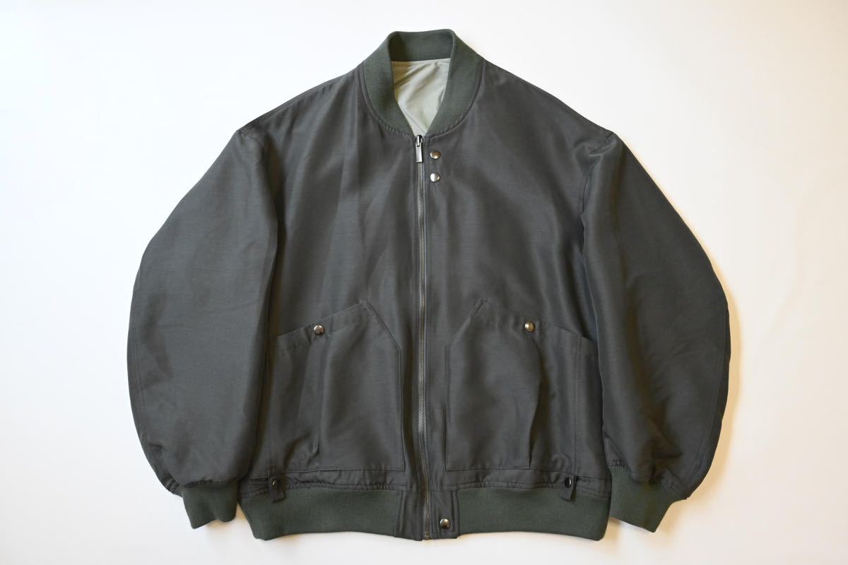 美品】ウェルダー ミリタリーブルゾン グレー4 WELLDER MA-1 フライト 