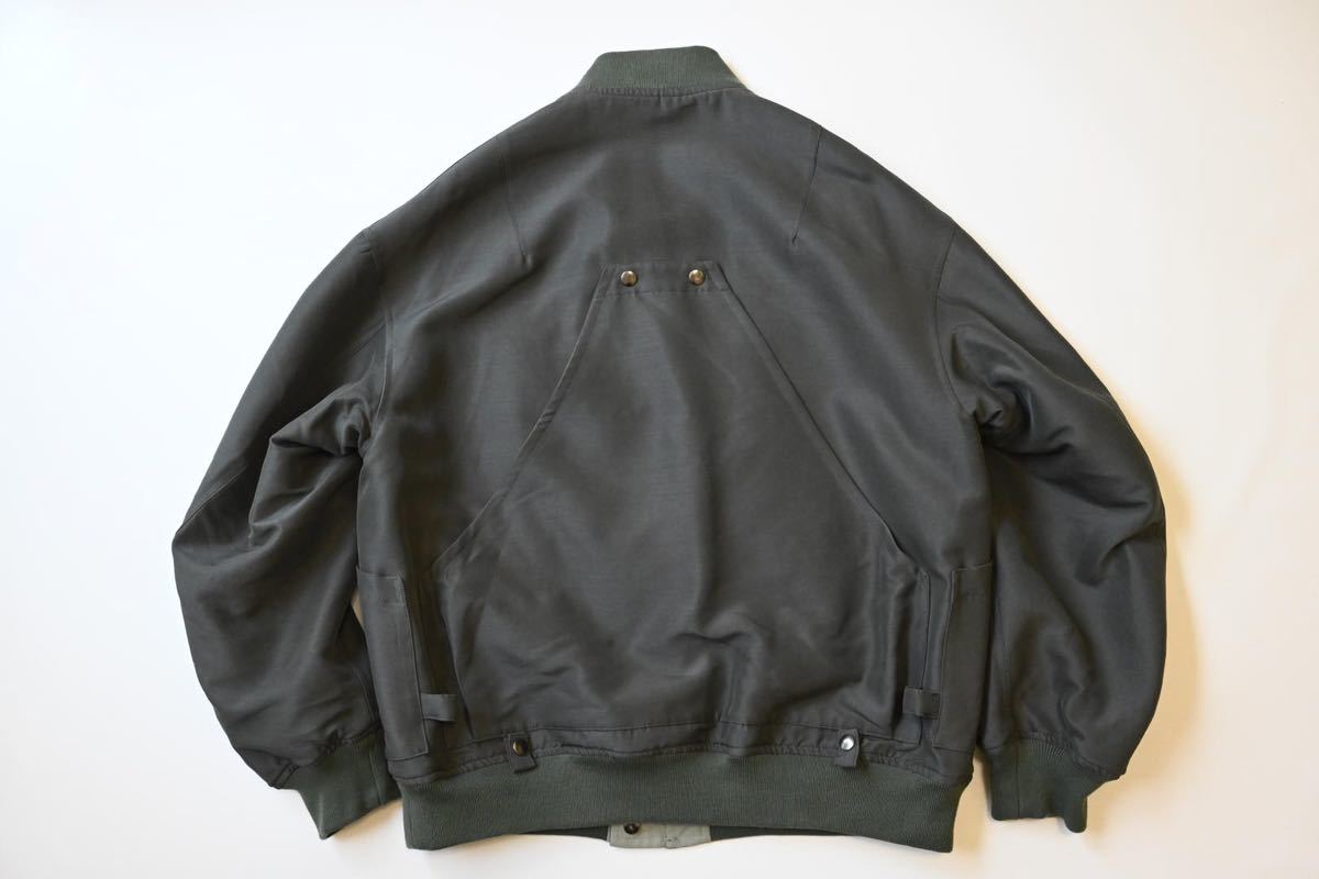 美品】ウェルダー ミリタリーブルゾン グレー4 WELLDER MA-1 フライト 