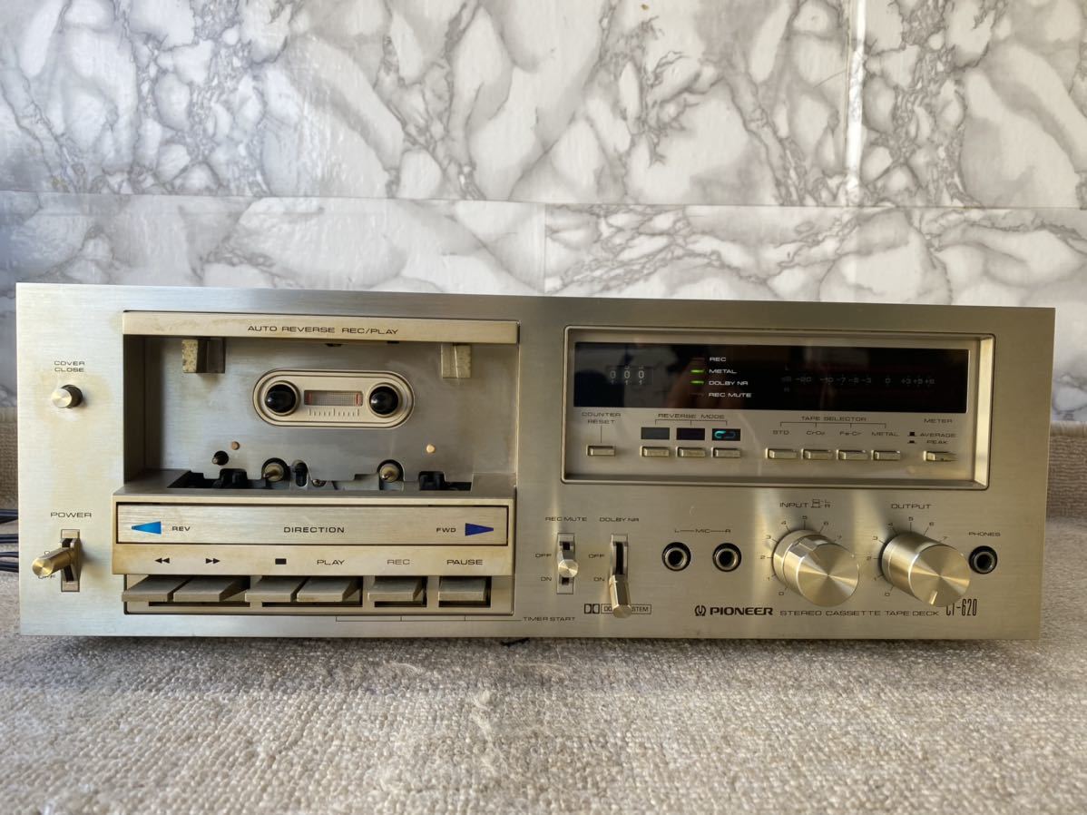 PIONEER ステレオカセットデッキ CT-620 Pioneer CT-620 ステレオ