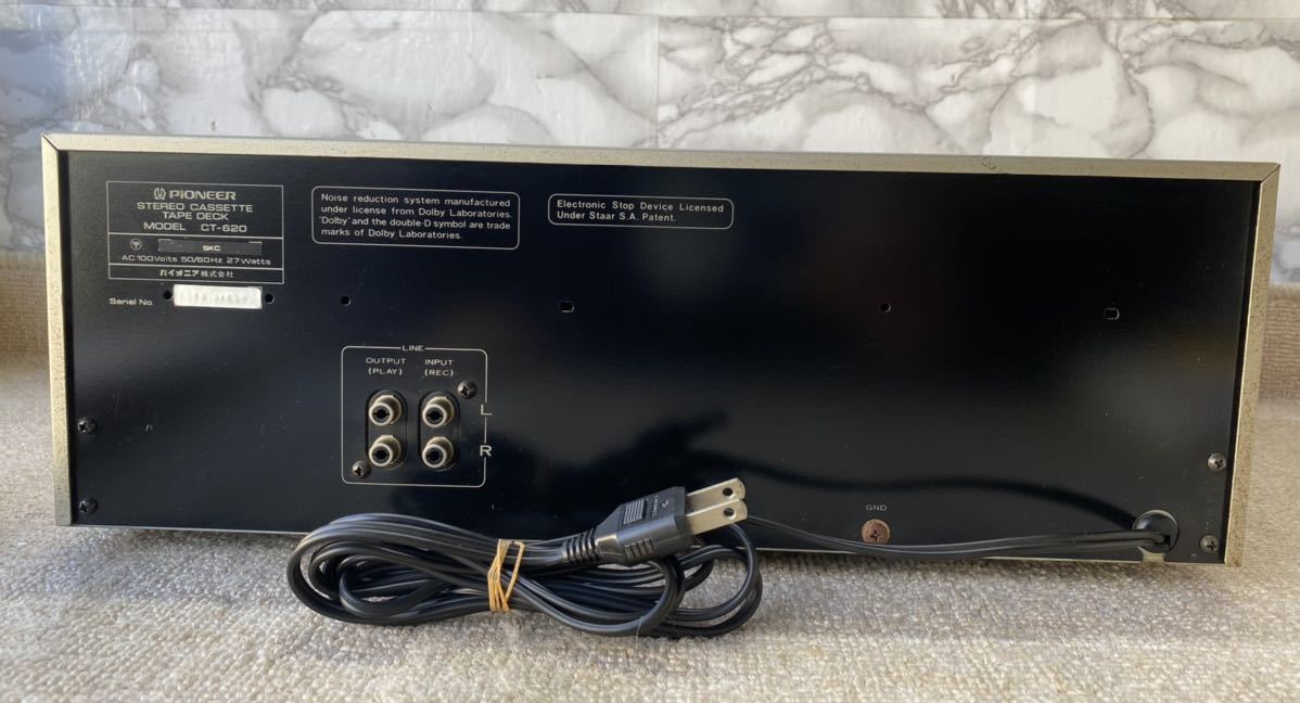 PIONEER ステレオカセットデッキ CT-620 Pioneer CT-620 ステレオ