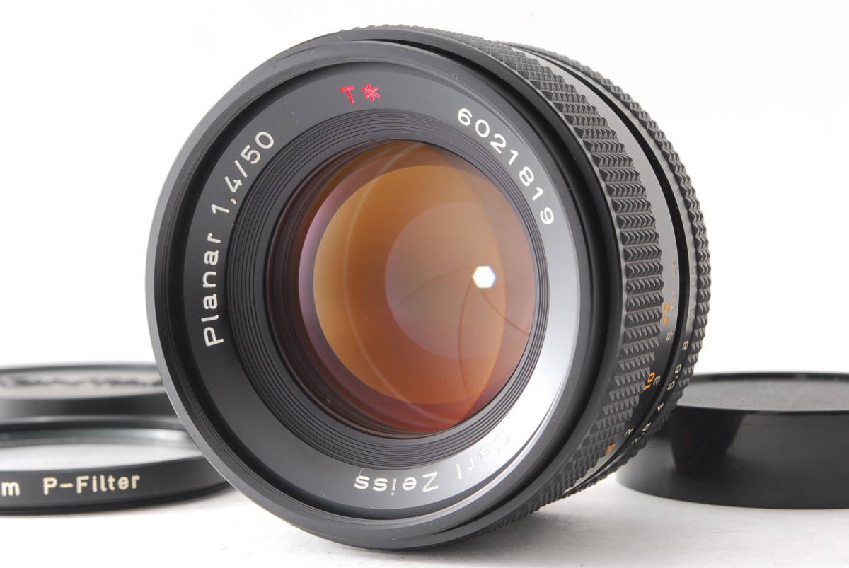S品] CONTAX Planar 50mm F1.4 T* AEJ＊純正付属品＊プラナー