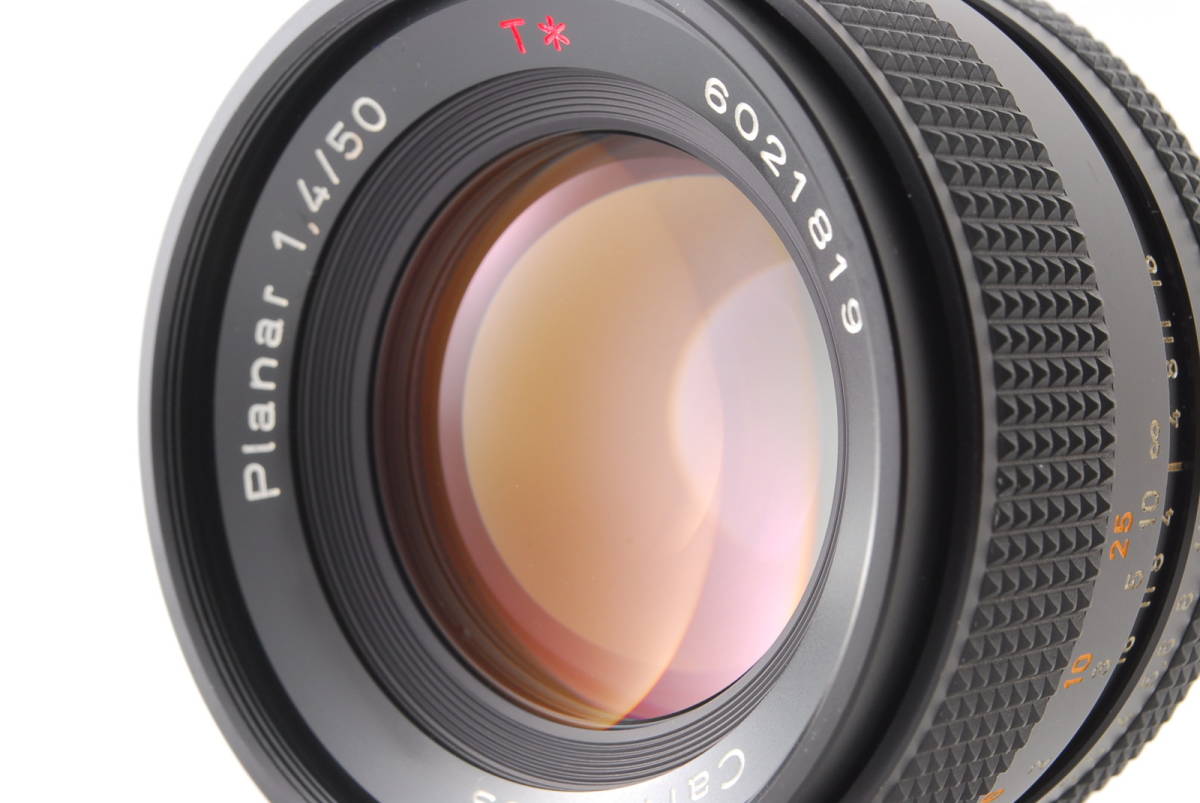 S品] CONTAX Planar 50mm F1.4 T* AEJ＊純正付属品＊プラナー