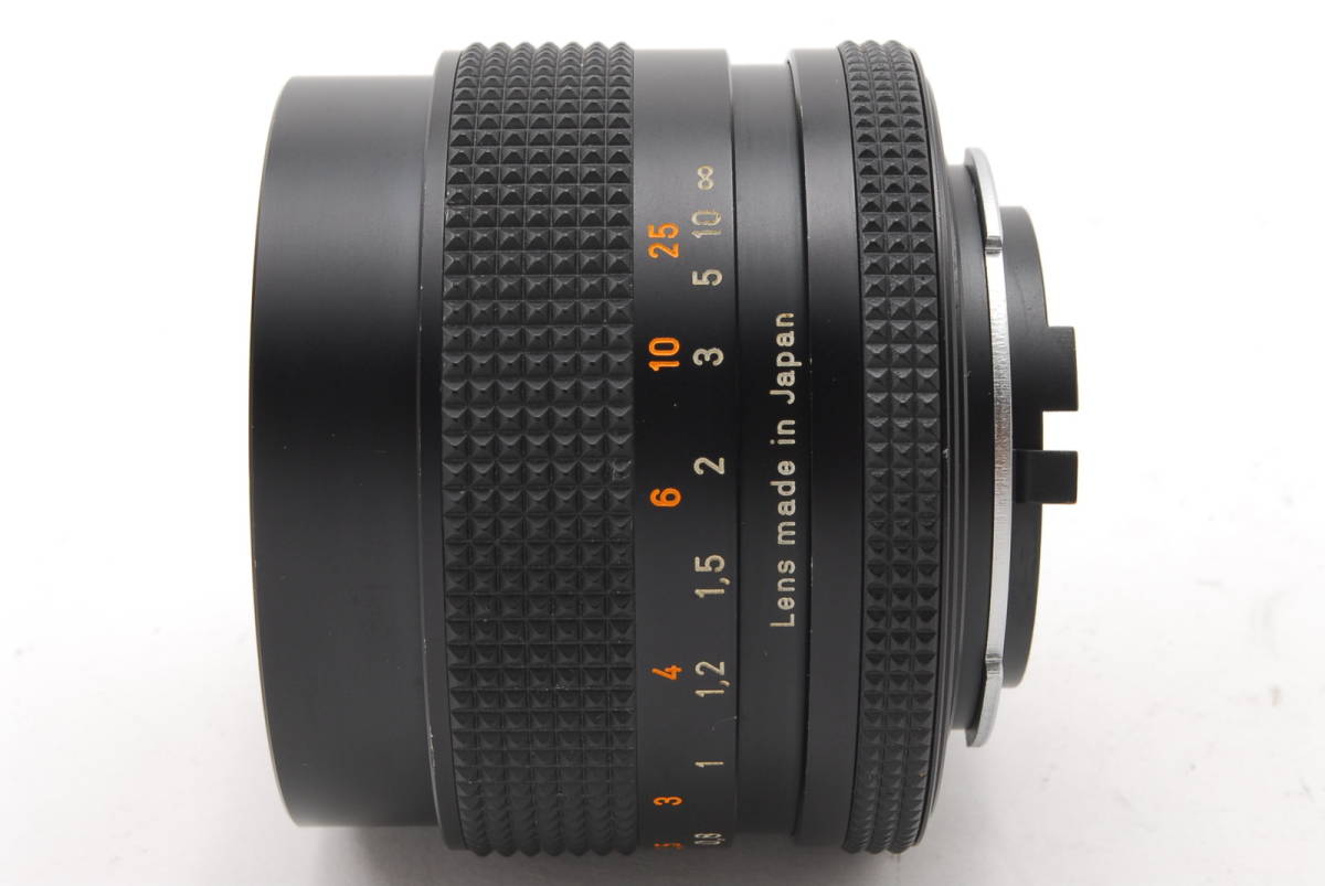 S品] CONTAX Planar 50mm F1.4 T* AEJ＊純正付属品＊プラナー