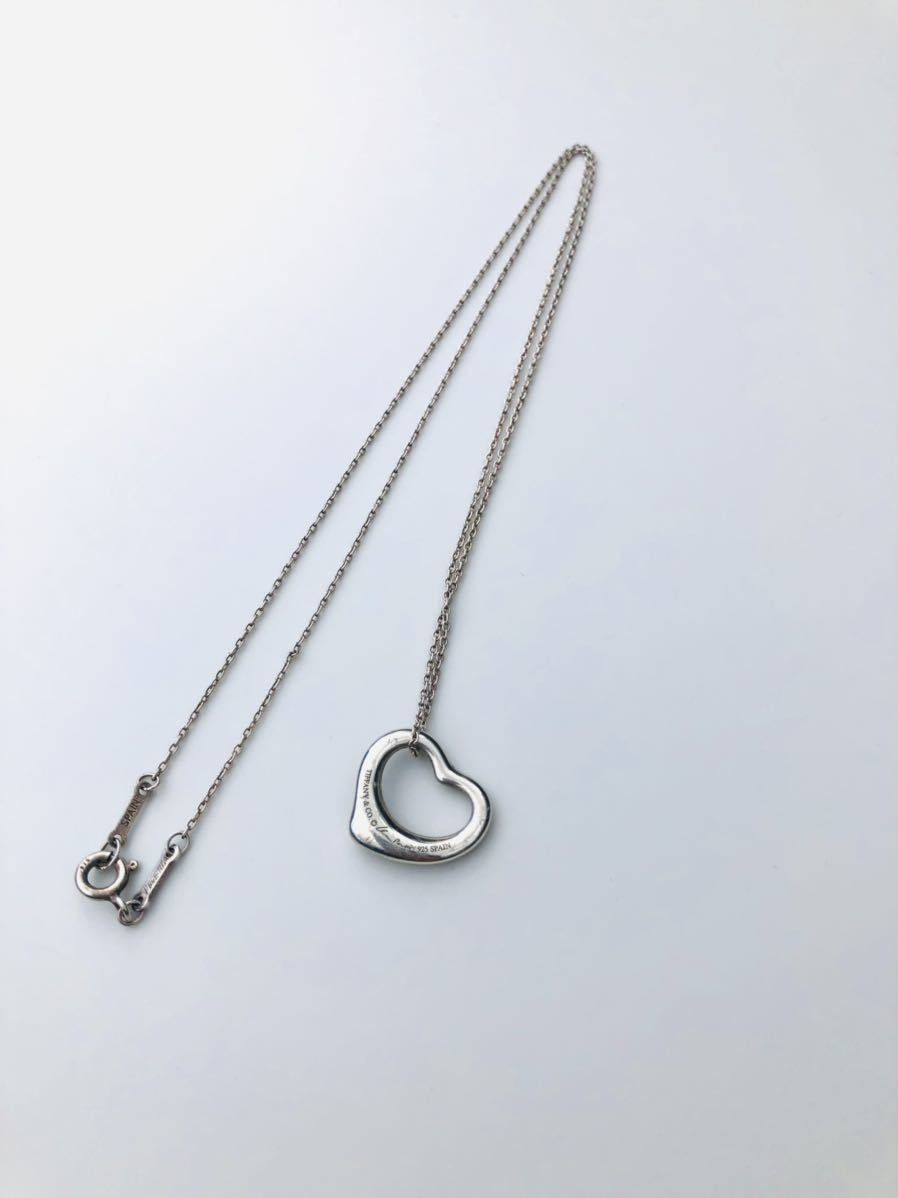 【超激得，送料無料】 TIFFANY&Co. オープンハート ネックレス シルバー 925 TIFFANY ティファニー ペンダント アクセサリー ハート(オープンハート)｜売買されたオークション情報、yahooの商品情報をアーカイブ公開 - ネックレス