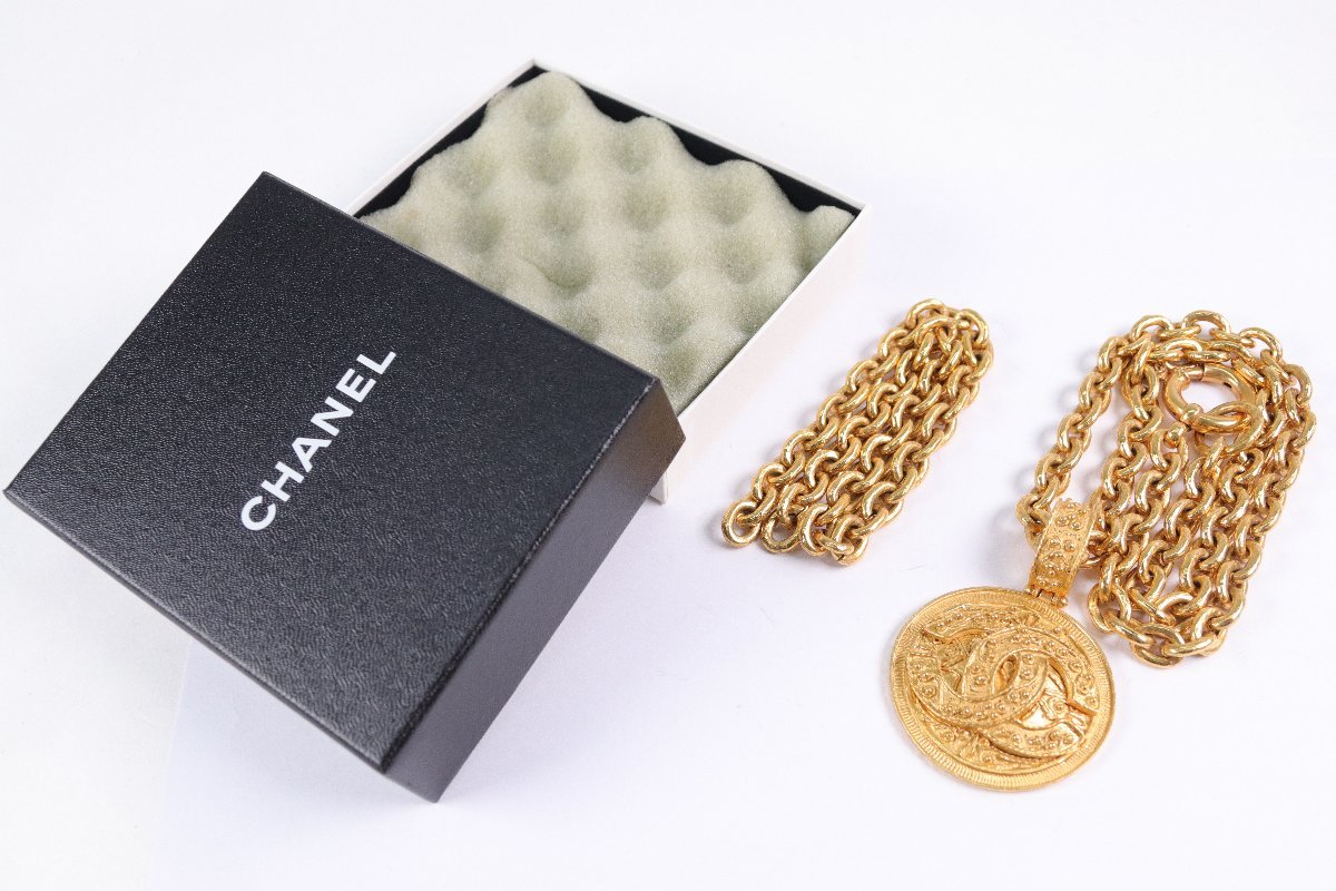 CHANEL シャネル 94A ココマーク ラウンド ネックレス アクセサリー 