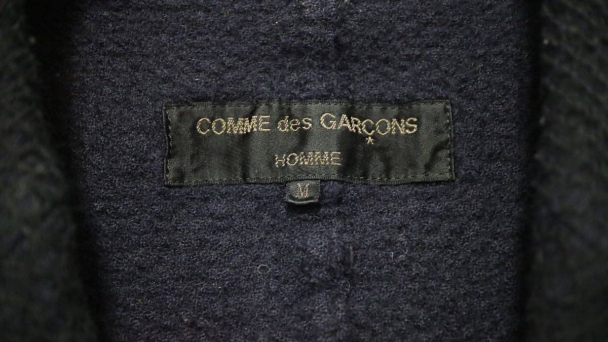 美品 02aw COMME des GARCONS HOMME コムデギャルソンオム ウール 縮絨