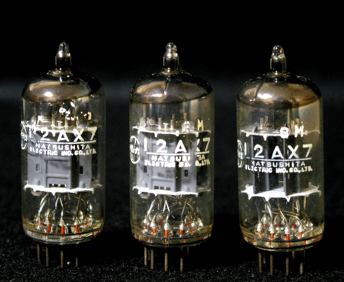 松下 12AX7 真空管 オーディオ機器 2本 ⁄ 「12ax7 松下電器 or Yahoo