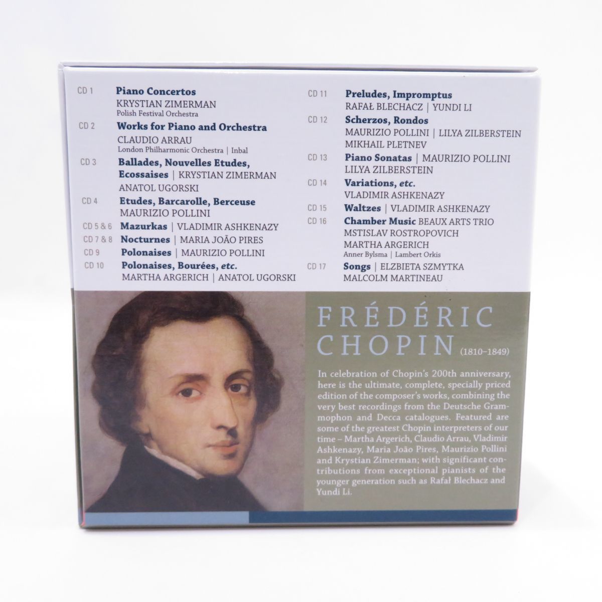 Chopin Complete CD Edition Box [17 Various Set] Artists € 58,00