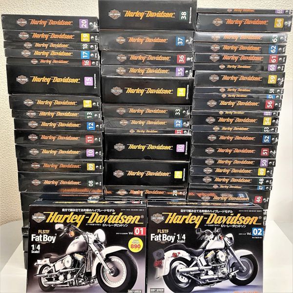 未組立】ディアゴスティーニ 週刊ハーレーダビッドソン Fat Boy 全89巻