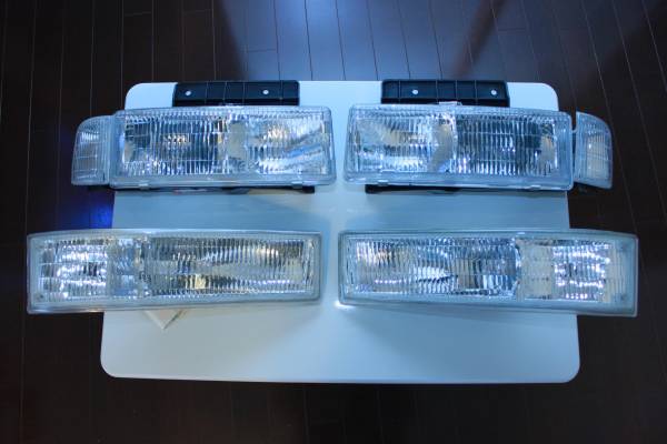 シボレー アストロ ヘッドライト マーカ パーク純正タイプセット_1