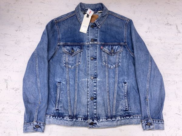 豊富な，低価 タグ付き Levi's リーバイス THE VIRGIL TRUCKER 復刻 67年スタイル BIG E アメカジ デニムジャケット ジージャン メンズ L 青(ジージャン)｜売買されたオークション情報、yahooの商品情報をアーカ 男性用